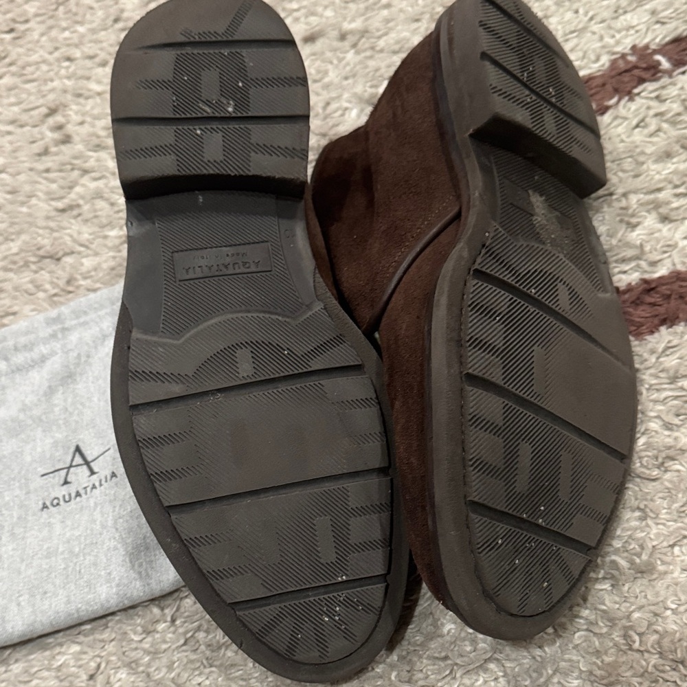 Aquatalia Golliard Dark Brown Chukka Boots - Picture 4 of 5